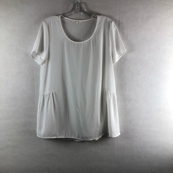 Pleione Small basic tunic white oversize - Picture 4 of 7